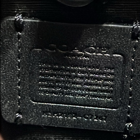 New Coach Mini Town Plaid Bucket Bag Crossbody with Card Wallet - Picture 16 of 16